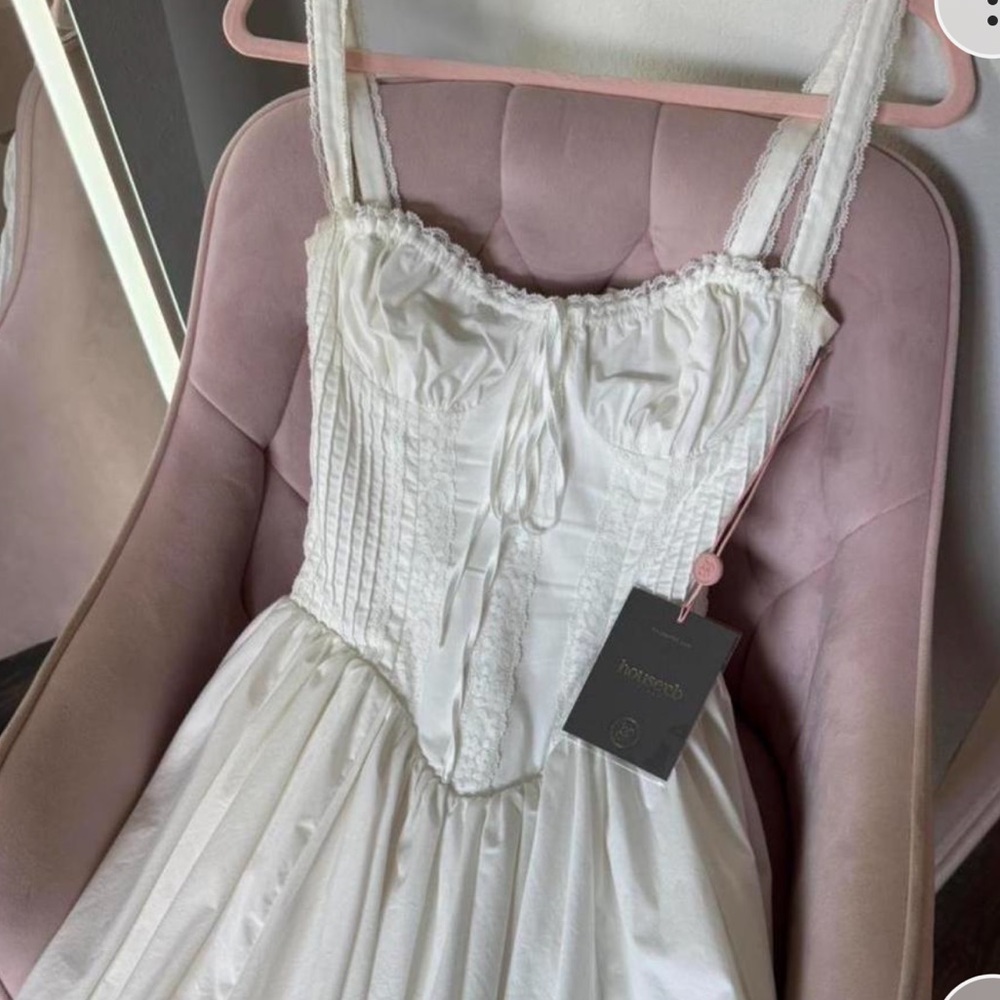 House of CB White Formal Dress